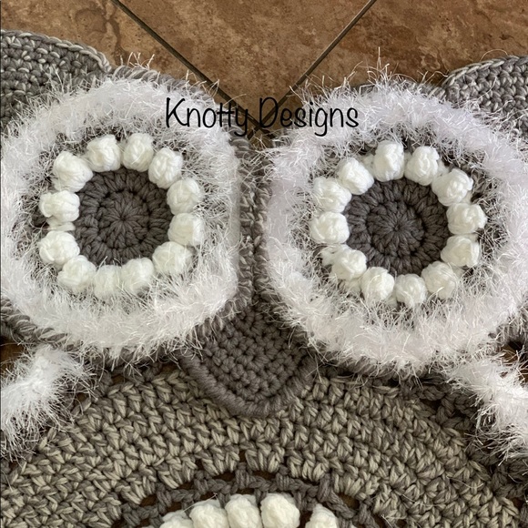 Crochet 🦉Owl🦉 Rug - Picture 2 of 4